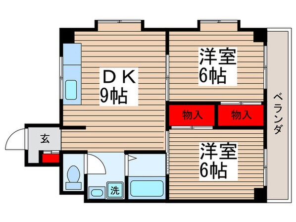 ソシアル南行徳の物件間取画像